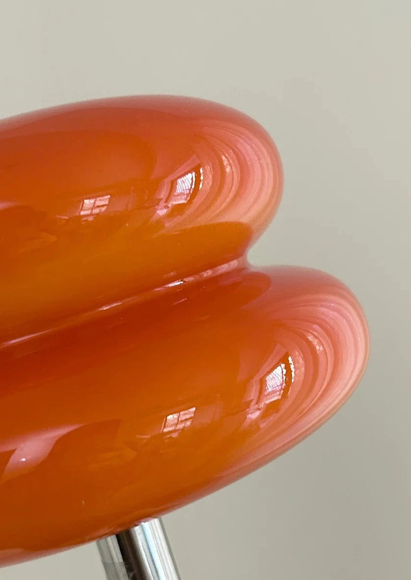 Sören - Retro Orange Glass Lamp