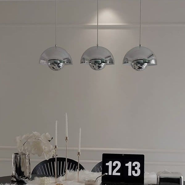 Cöme - Chrome Mushroom Pendant Lamp