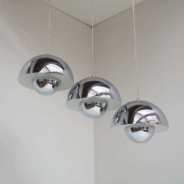 Cöme - Chrome Mushroom Pendant Lamp
