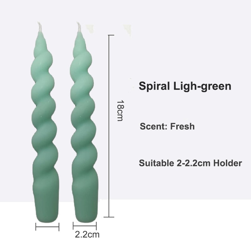 Paula - Spiral Candle