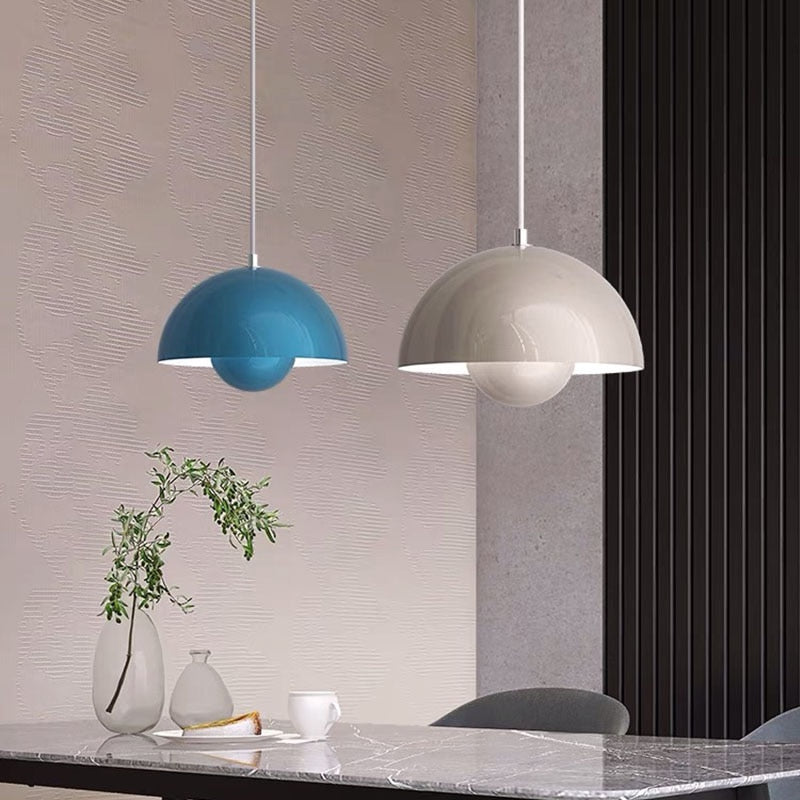 Cöme - Chrome Mushroom Pendant Lamp