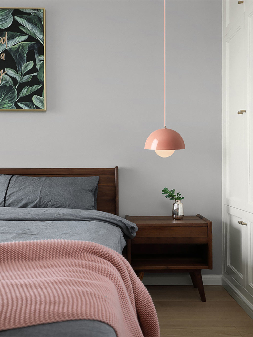 Cöme - Chrome Mushroom Pendant Lamp