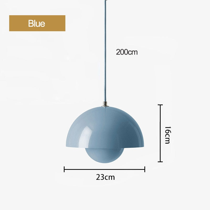 Cöme - Chrome Mushroom Pendant Lamp