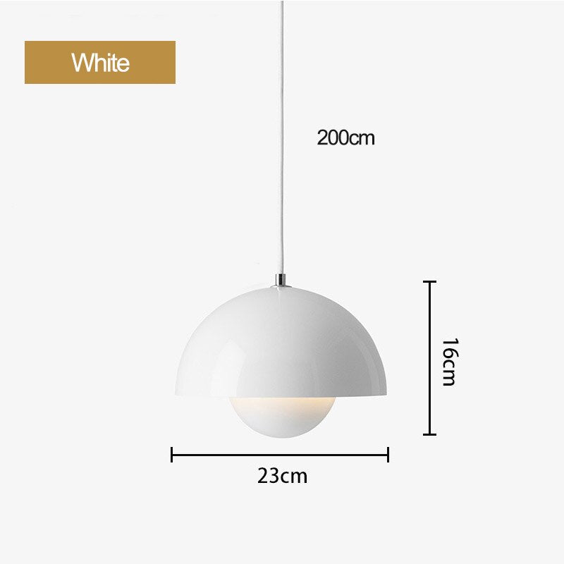 Cöme - Chrome Mushroom Pendant Lamp
