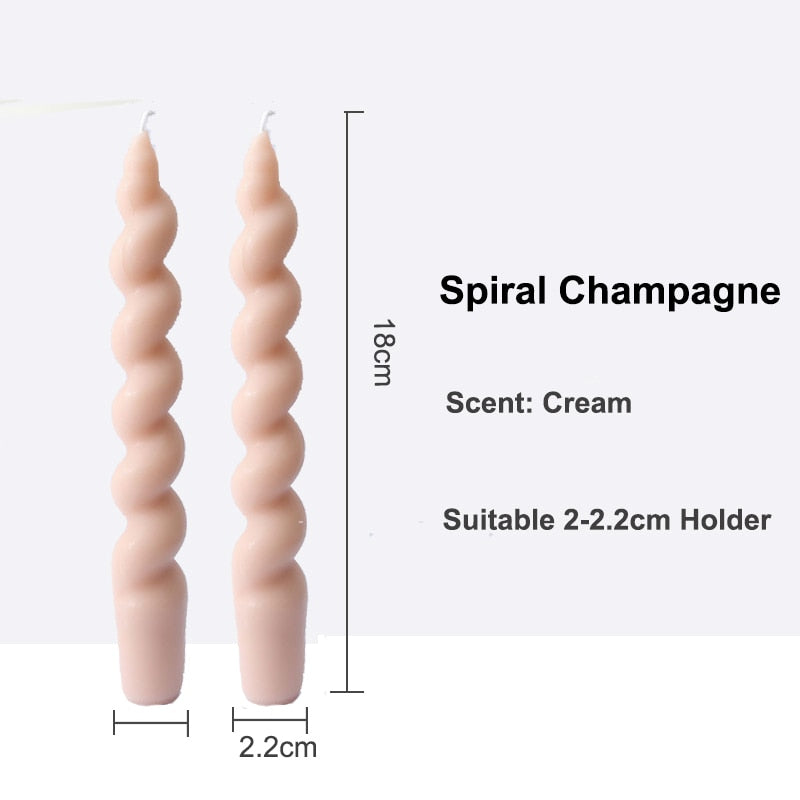 Paula - Spiral Candle