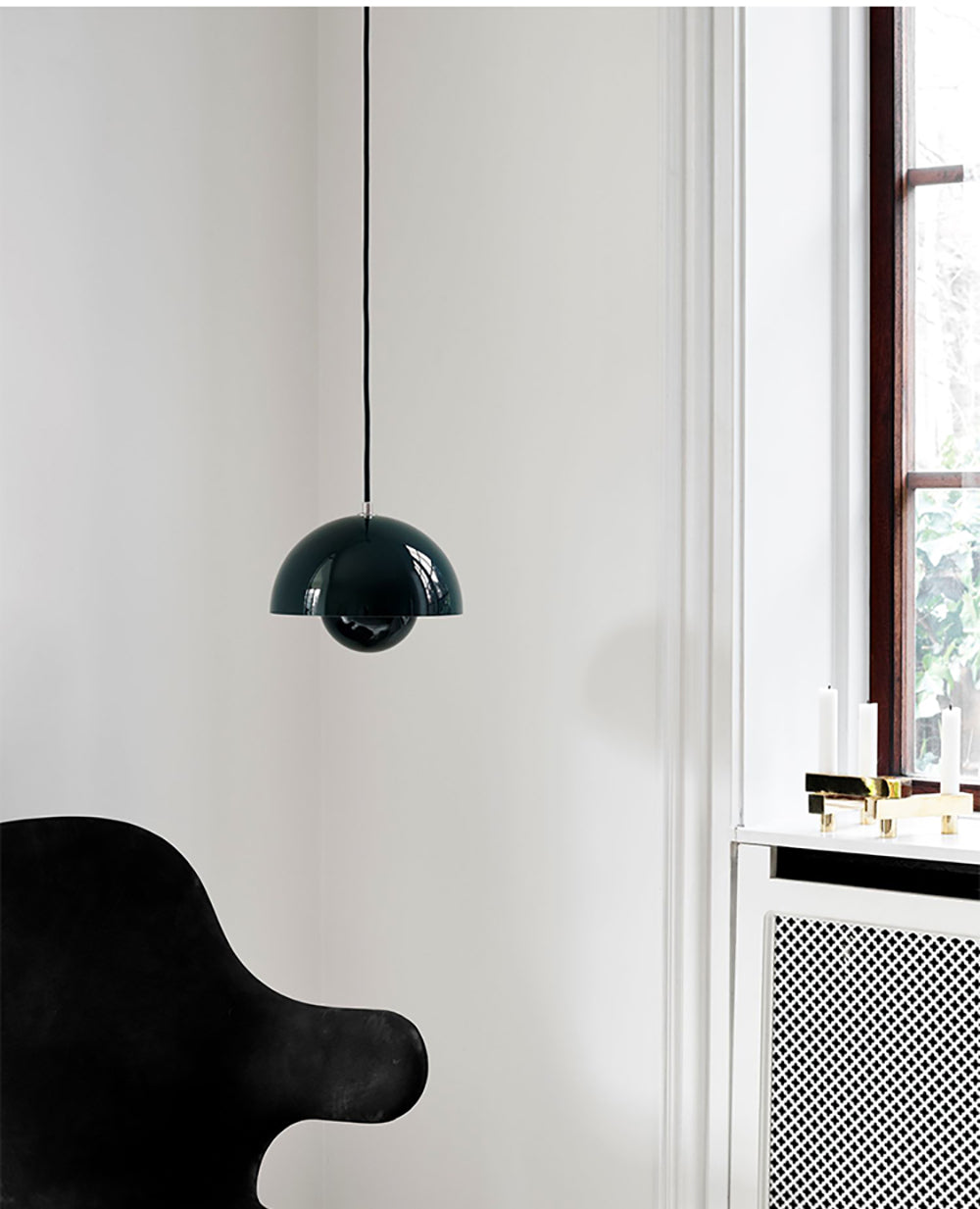 Cöme - Chrome Mushroom Pendant Lamp