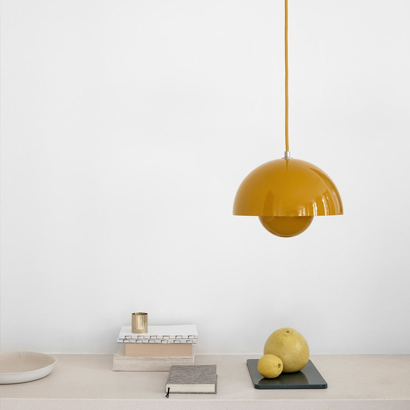 Cöme - Chrome Mushroom Pendant Lamp
