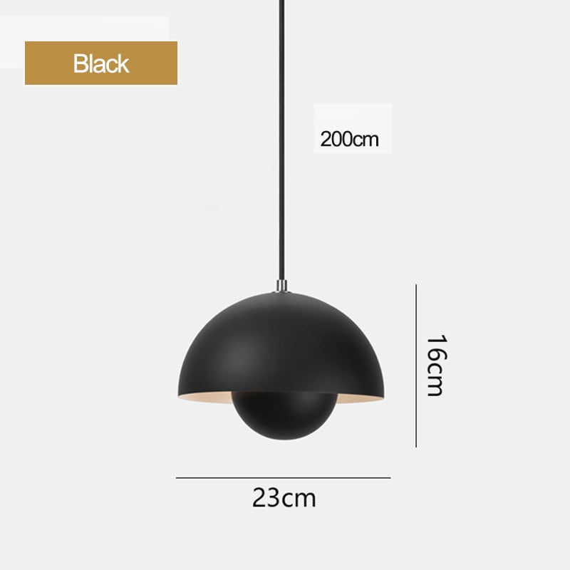Cöme - Chrome Mushroom Pendant Lamp