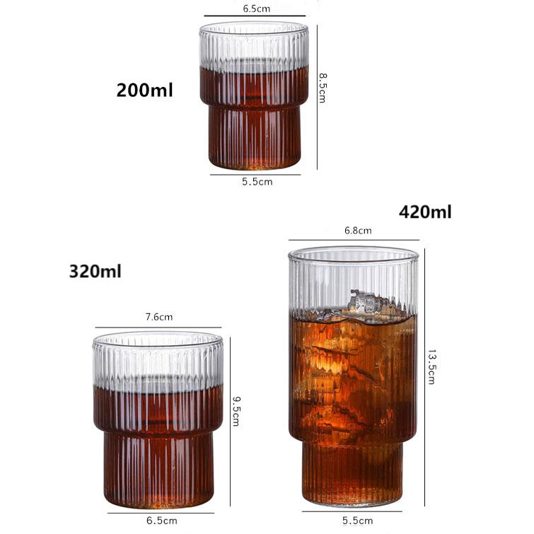 Minna - Striped Glass