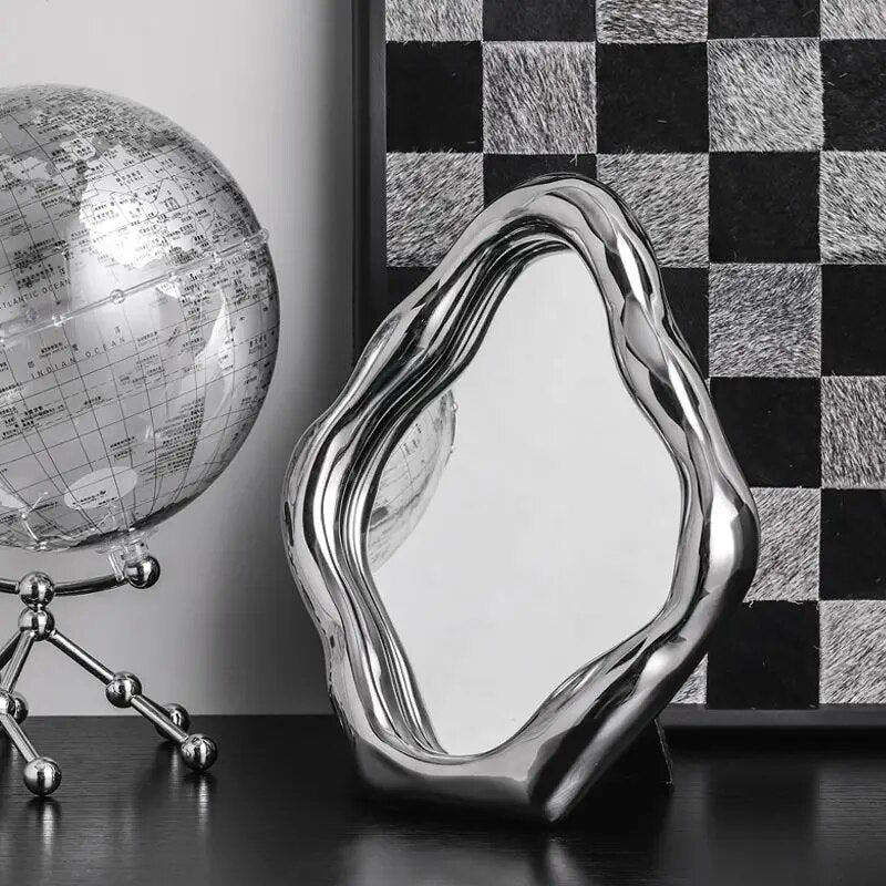 Rositä - Miroir irrégulier argenté