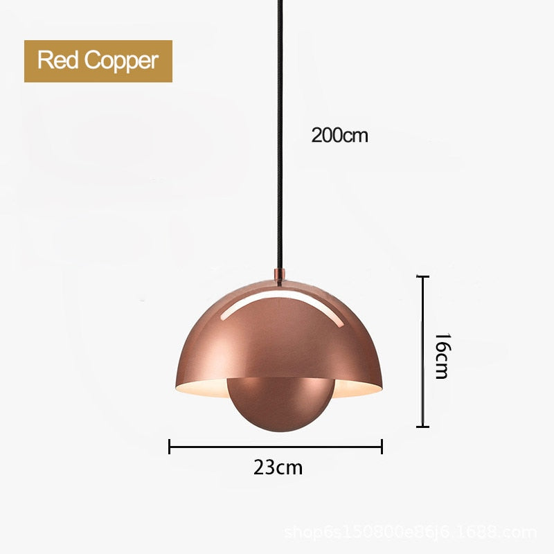 Cöme - Chrome Mushroom Pendant Lamp
