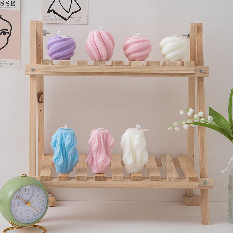 Julia - Geometric Wave Candle