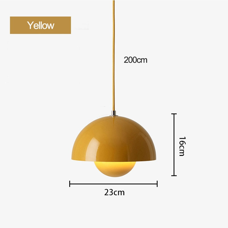 Cöme - Chrome Mushroom Pendant Lamp