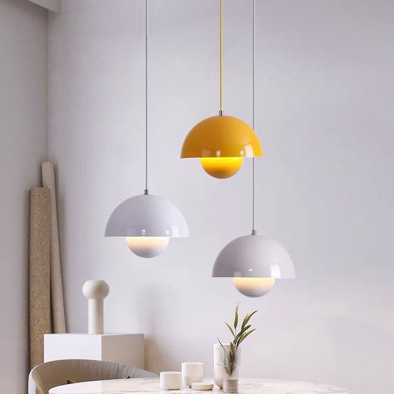 Cöme - Chrome Mushroom Pendant Lamp