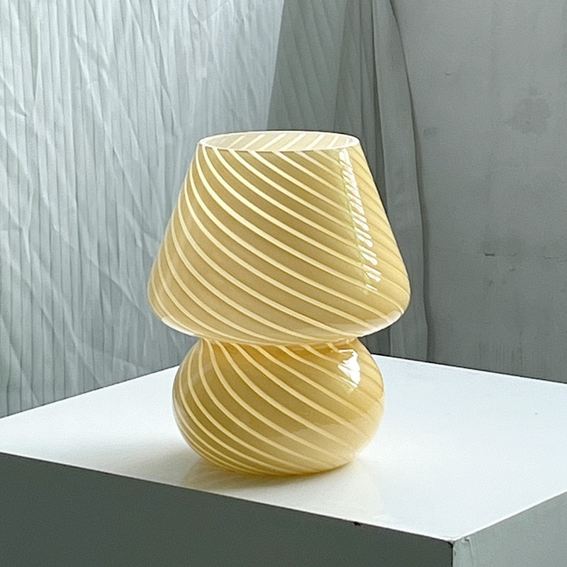 Erikä - Mushroom Striped Lamp