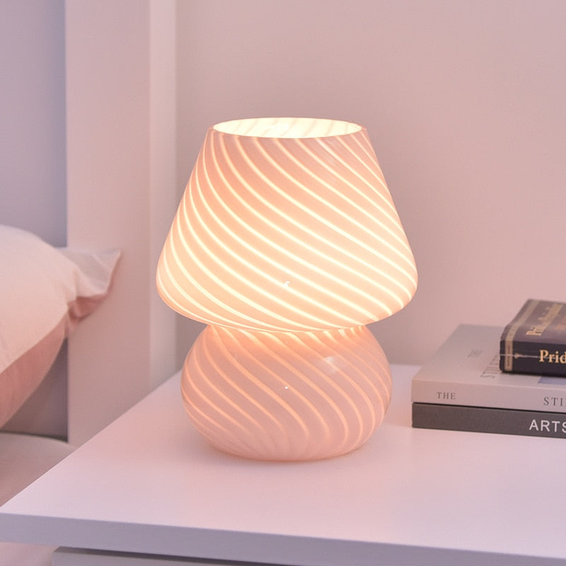 Erikä - Mushroom Striped Lamp