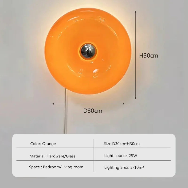 Anëtha - Lampe Donut Orange